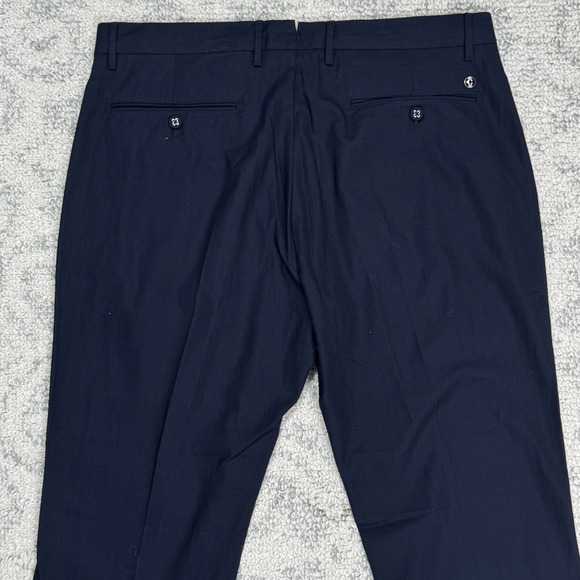Closed Mens Atelier Tapered Pants Sz 36 Navy 100% Cotton Tailor Made NWT $200 - Picture 11 of 14